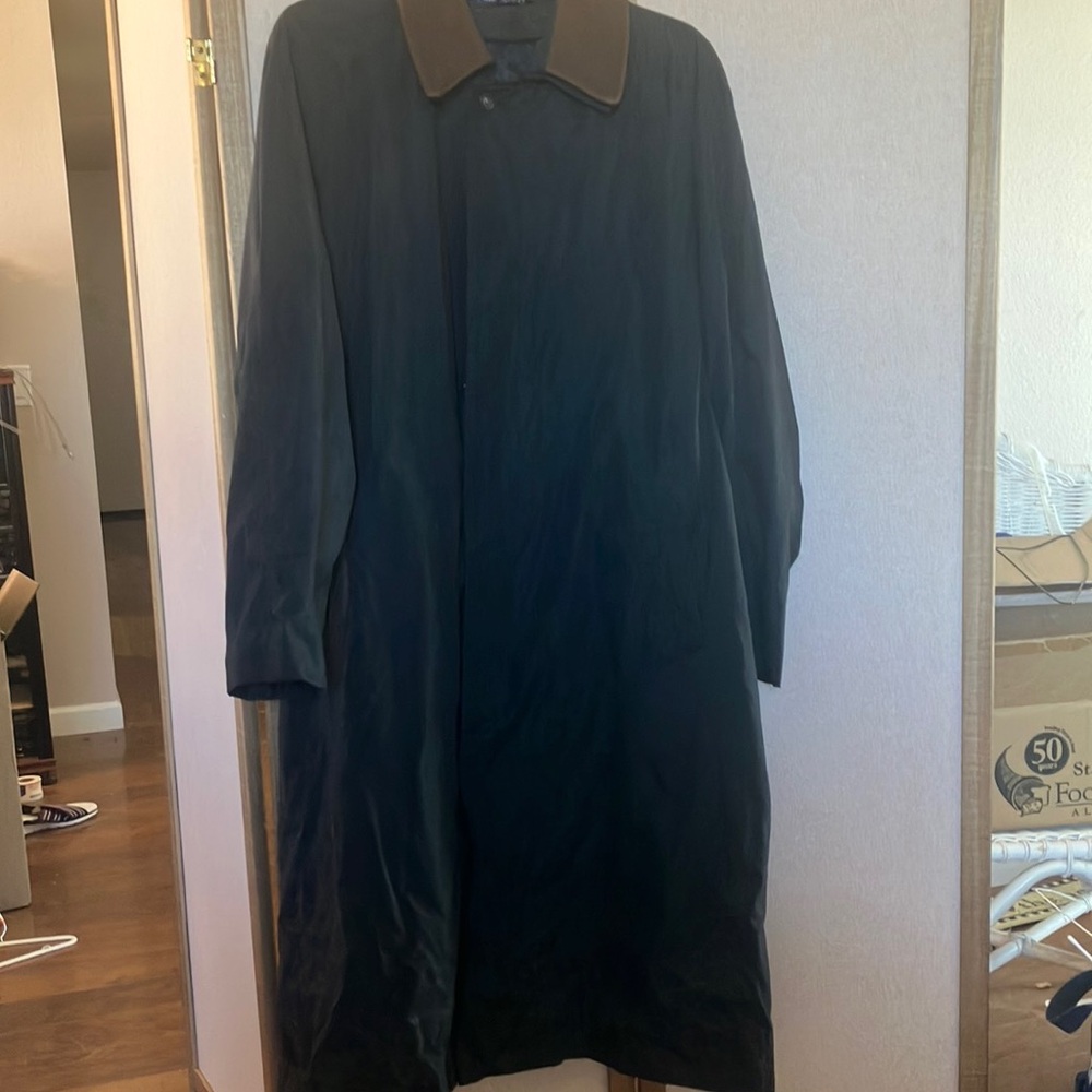 FINAL MARKDOWN Men's chaps Black Overcoat 42r